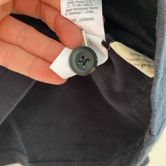 Madewell Button-Sleeve Turtleneck Top Medium - Picture 8 of 8